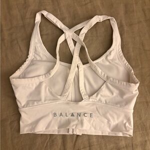 Balance Athletica White Sports Bra